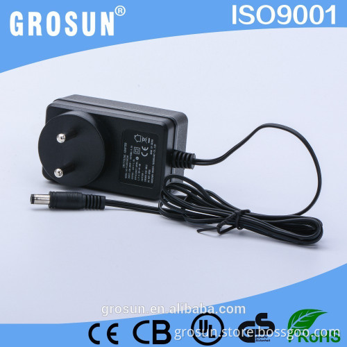 Wholesale DC Output 12V 1A 1.5A 2A Indian Plug Adapter 12W 18W 24W AC DC Adapter for Indian Plug with BIS Rohs CE Certificate